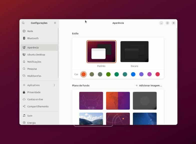 Ambiente Desktop - Ubuntu 23.10