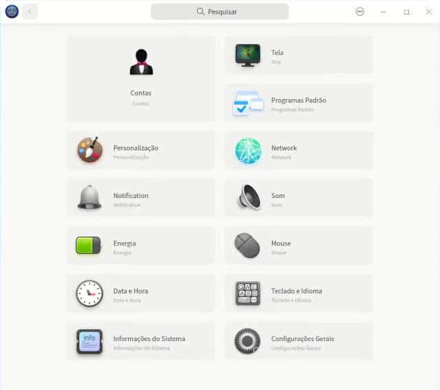 UbuntuDDE 23.04 - Configurações