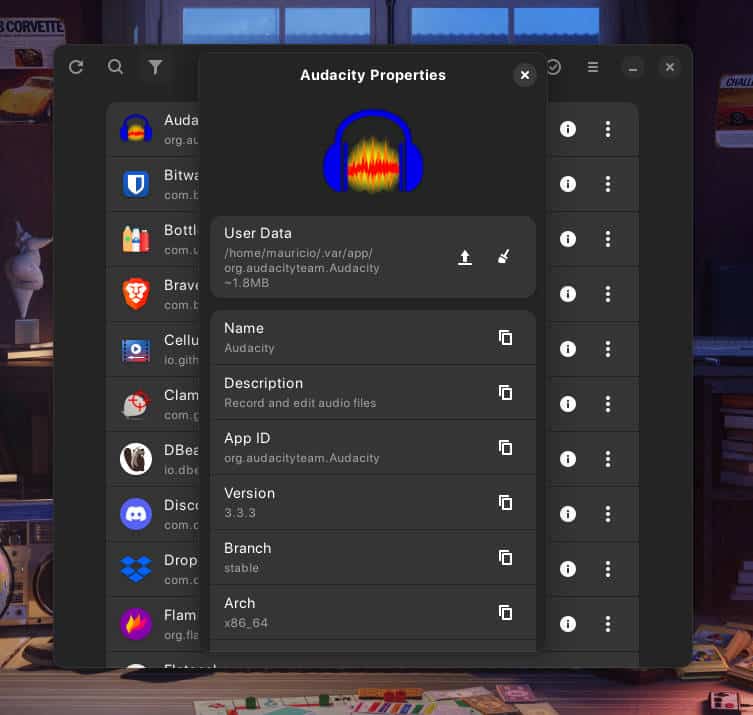 Warehouse - Ferramenta para Gerenciar pacotes Flatpak